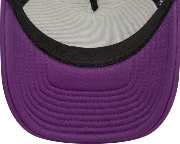 Actual product image New Era A-Frame Mesh Trucker Cap - PRINT Los Angeles Lakers