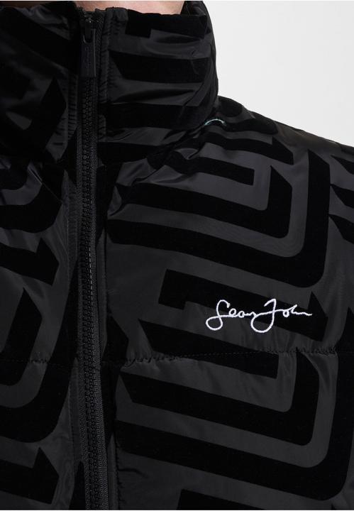 Produktbild Sean John JM233-016-1 SJ Script Logo Geometric Aop Puffer Jacket - 119217 (L)