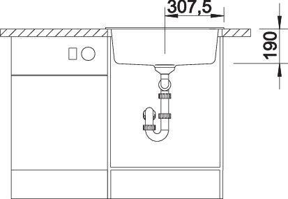 Produktbild Blanco Dalago 6 (61.50 cm, 51 cm)