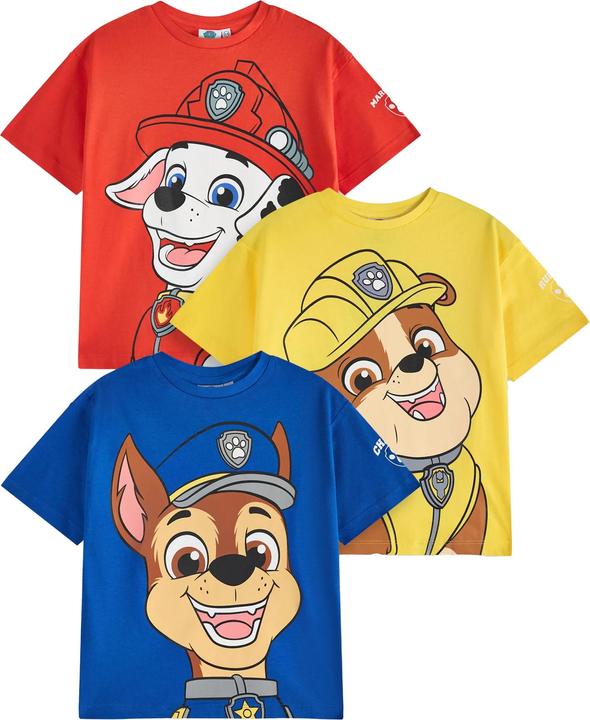 Produktbild Paw Patrol TShirt Jungen(3erPack) kurzärmlig (122)