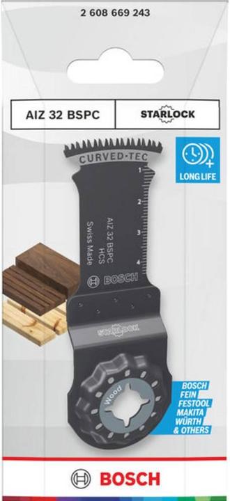 Immagine prodotto Bosch Professional Zubehör AIZ 32 BSPC Tauchsägeblatt für Multifunktionswerkzeuge