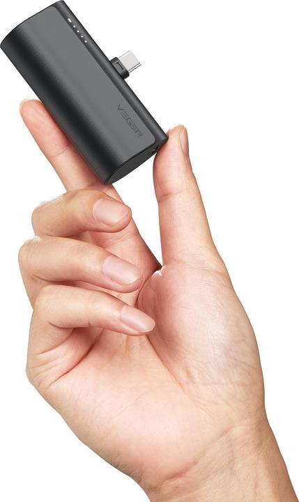 Image du produit Veger PlugOn Powerbank type-C - 5000mAh (5000 mAh, 20 W, 18.50 Wh)