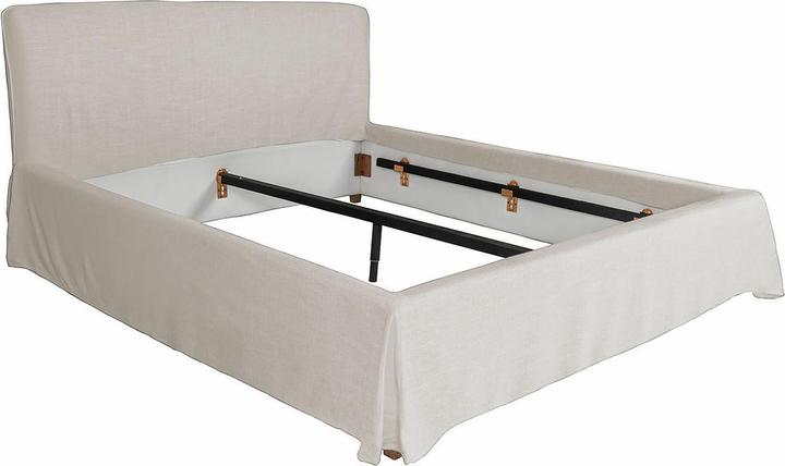 Actual product image Loberon Bed Aubrianne gray (200 x 220 cm)