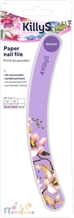 KillyS Floralove Paper Nail File Banana Purple 180/240