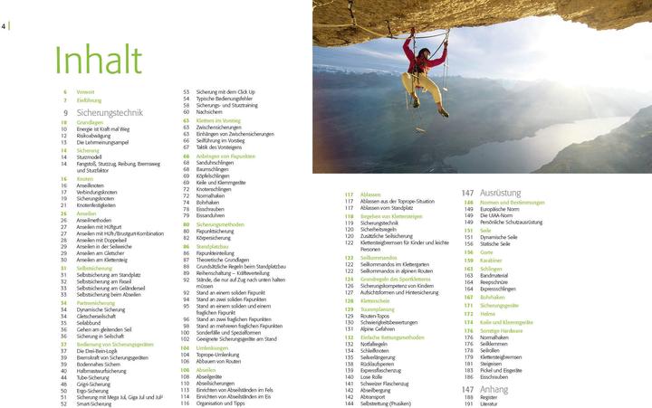 Nutritional values and ingredients Alpin-Lehrplan 5: Klettern - Sicherung und Ausrüstung (German, Chris Semmel, German Alpine Club, 2023)