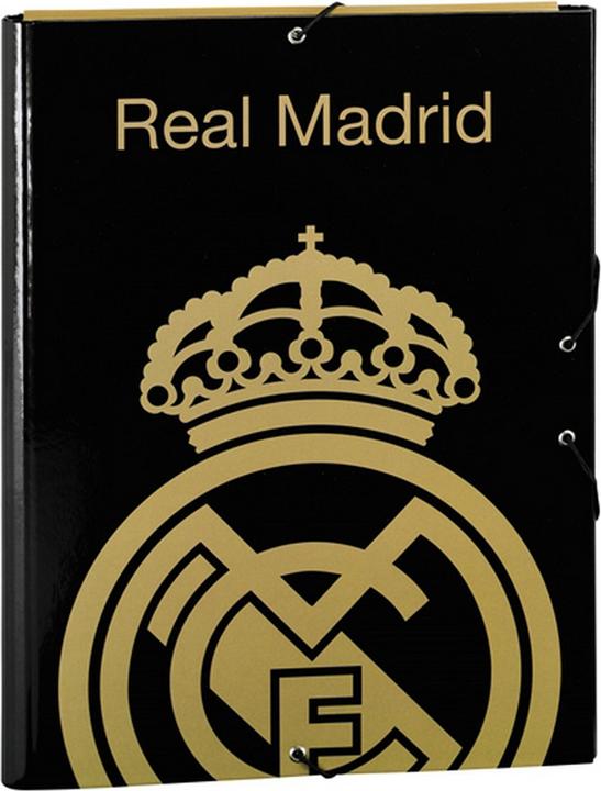 Produktbild Real Madrid CF Folien Pappbinder mit offiziellem Fussballwappen