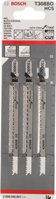 Produktbild Bosch Professional Zubehör Stichsägeblatt T 308 BO, Extra