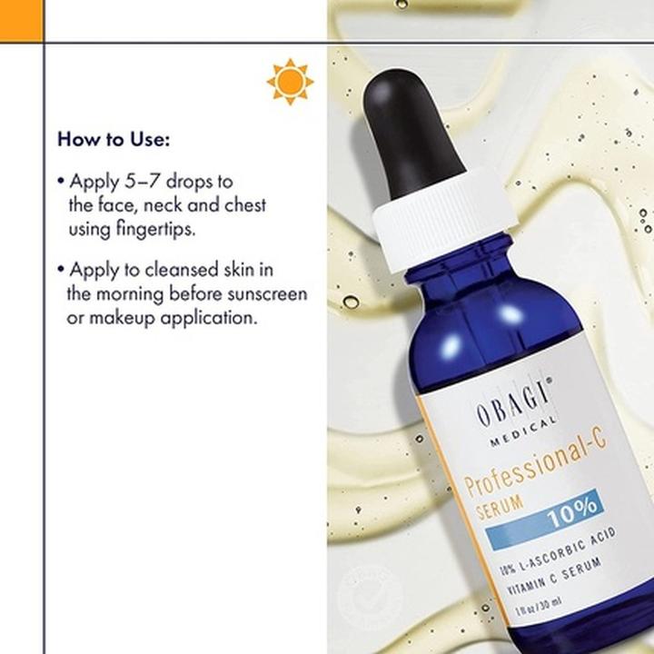 Produktbild Obagi Medical Obagi Professional C Serum 10% Vitamin C Facial Serum for Normal to Oily Skin 1.0 Fl Oz (30 ml)