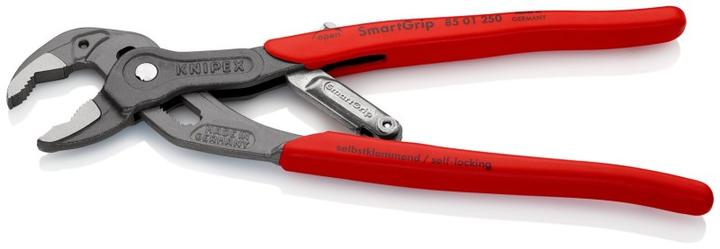 Produktbild Knipex Wasserpumpenzange DIN ISO 8976 L.250mm Spann-W.36mm grau atram. Kopf pol. Griffe Ku.überz. SmartGrip (250 mm)