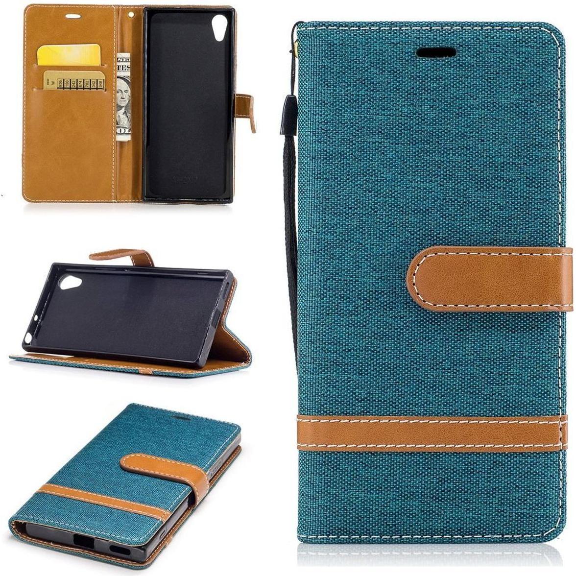 König Design Hülle Handy Schutz für Sony Xperia XA1 Case Cover Tasche Wallet Etui Handyhülle (Sony Xperia XA1), Smartpho...