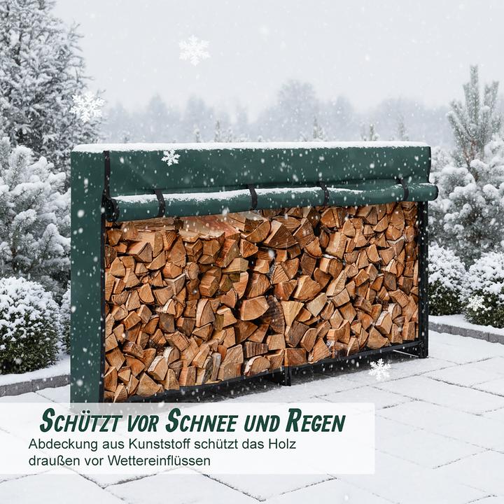 Image du produit Relaxdays Étagère à bois pour cheminée