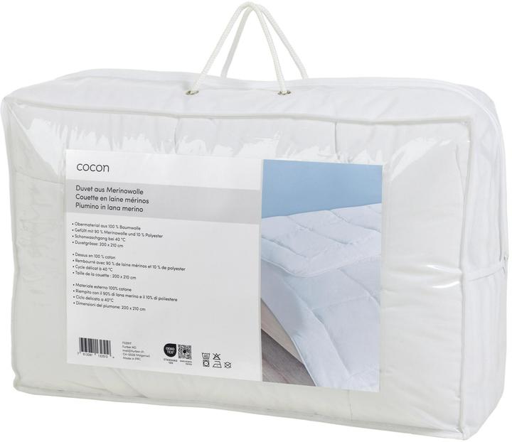 Image du produit Cocon Duvet Merinowolle 200x210cm (1100 g, 200 x 210 cm)