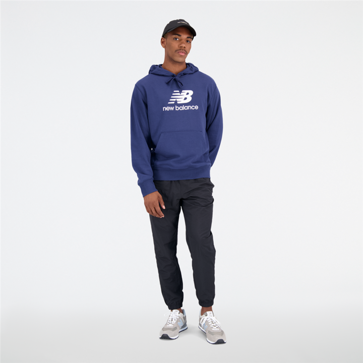Immagine prodotto New Balance Felpa con cappuccio Essentials con logo impilato (XS)