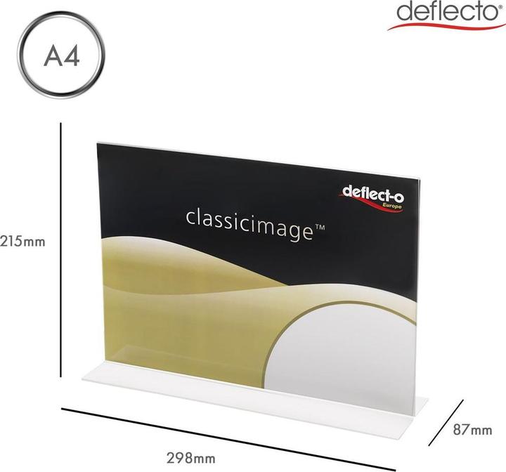 Immagine prodotto Deflecto Tischaufsteller (A4, Attraverso)