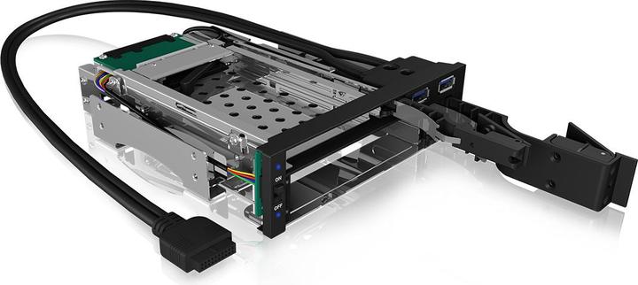 Image du produit Icy Box IB-174SSK-U - Mobiles Speicher-Rack - 2.5", 3.5" (6.4 cm, 8.9 cm)