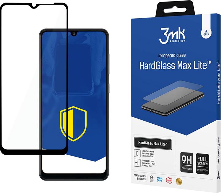 3MK Hardglass Max Lite screen protector (1 Piece, Samsung Galaxy A32 5G)