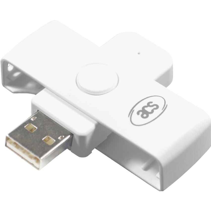 Thumbnail - ACS ACR39U PocketMate II (USB 2.0), Speicherkartenlesegerät, Weiss