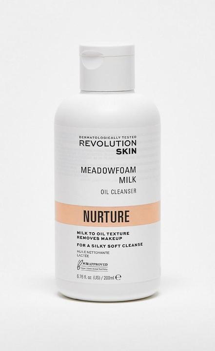 Immagine prodotto Revolution Skincare Latte struccante Nurture Meadowfoam (Oil Clean ser) 200 ml (Olio detergente, 200 ml)