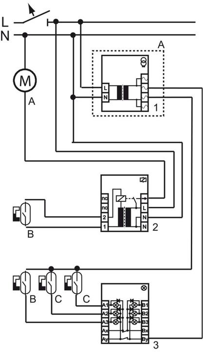 Actual product image Busch-Jaeger Control indicator insert 6-fold 2CKA001582A0341