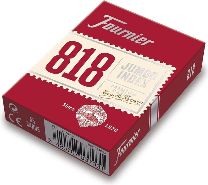 Produktbild Bicycle Karten 818 - Rot/Blau (2 Jumbo -Index)