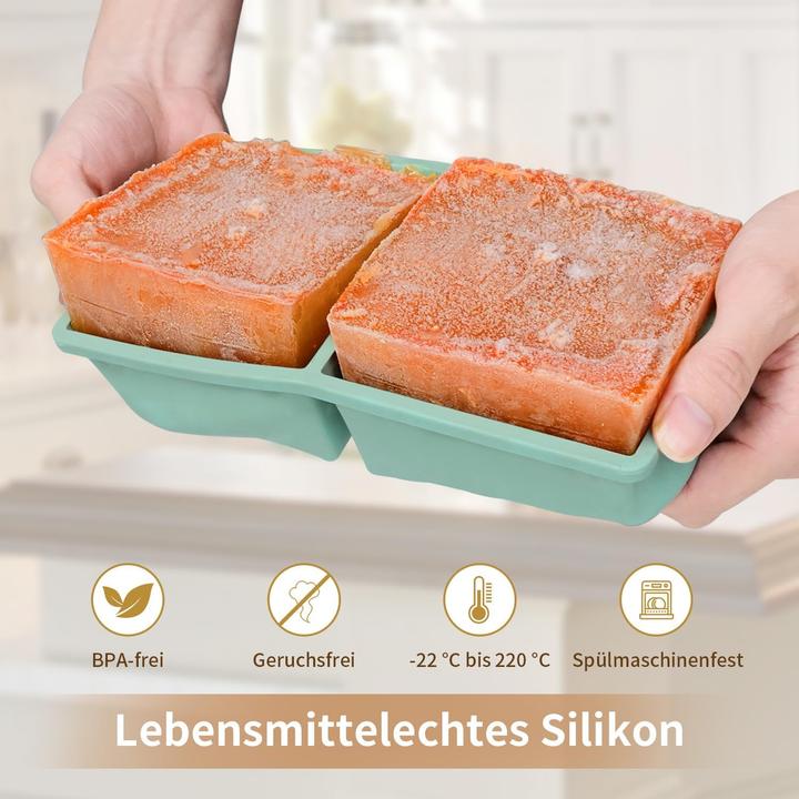 Produktbild 2er-Set Gefrierform-Set mit Deckel (0.50 l)