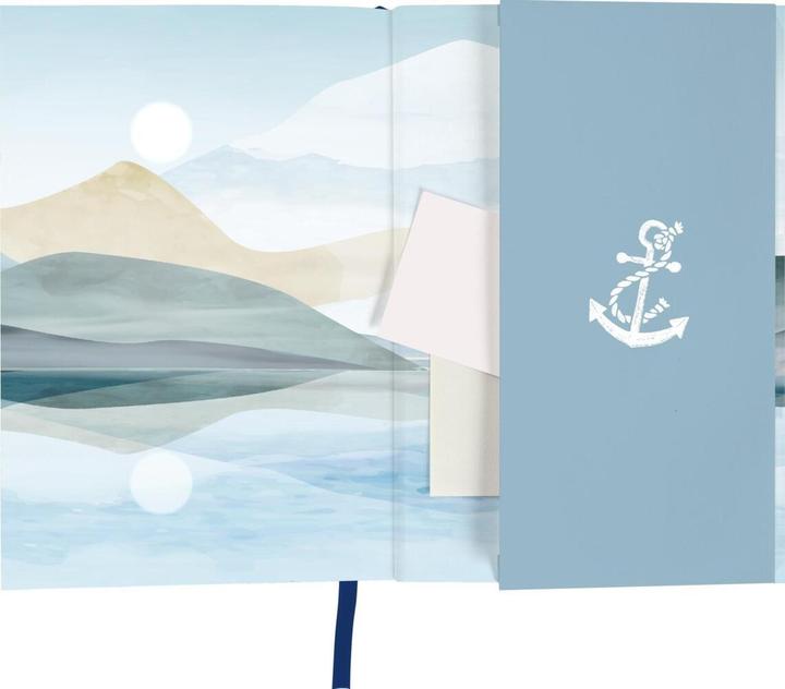 Actual product image Notebook A5, My Notes, Sea (A5, Checked)