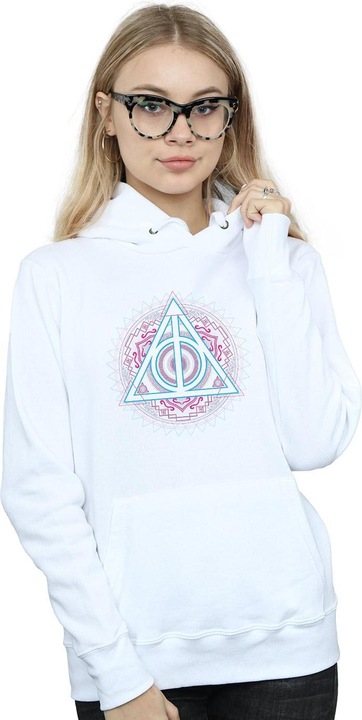 Produktbild Neon Deathly Hallows Kapuzenpullover (XXL)