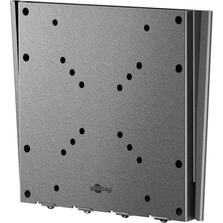 Goobay TV-Wandhalterung Caravan FIXED M (Wand, 42", 30 kg), TV Wandhalterung, Schwarz