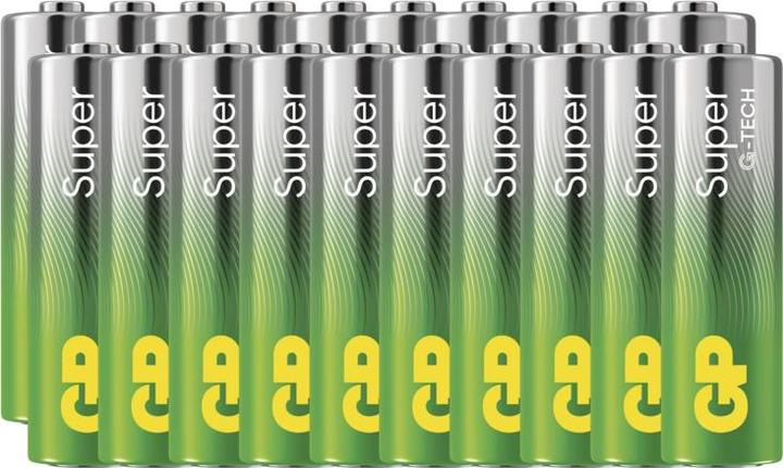 Actual product image GP Batteries GP alkaline battery SUPER AA (LR6)- 20ks (20 pcs., AA)