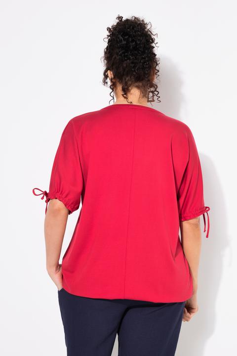 Immagine prodotto Ulla Popken Felpa dal taglio oversize con scollo a tunica e mezze maniche (50, 52)