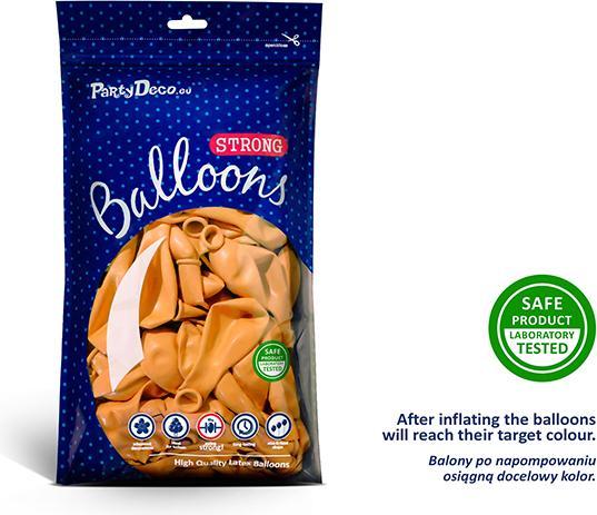 Produktbild Partydeco Luftballons 12cm Mandarine Pastell (100Stk) (100x)