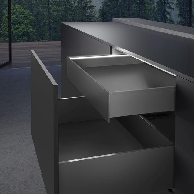 Produktbild Hettich Innenfront Profil AvanTech YOU, für Zarge mit Illumination, zu