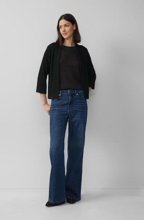 Actual product image S.Oliver T-Shirt Semitransparentes Stricktop mit Rundhalsausschnitt (46)