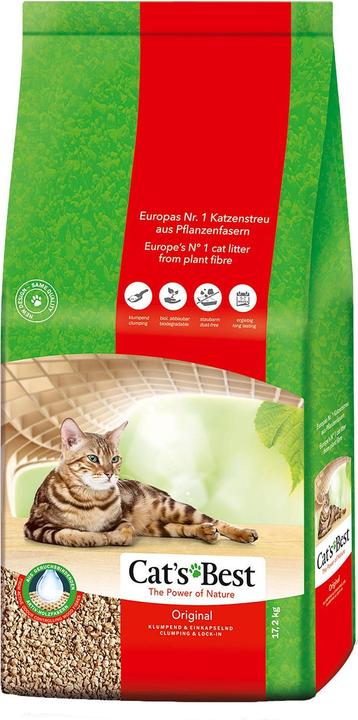 Produktbild Cat's Best Öko Plus Katzenstreu (Klumpend, 17.20 kg)