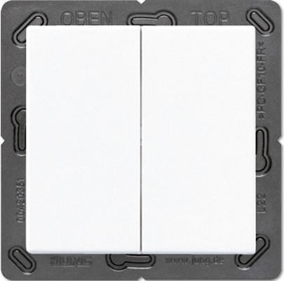 JUNG ENO A 595 WW Interrupteur électrique blanc