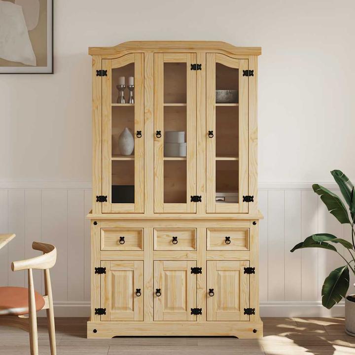 Image du produit vidaXL Highboard Corona Me x pin ibérique (112 x 43 x 196 cm)