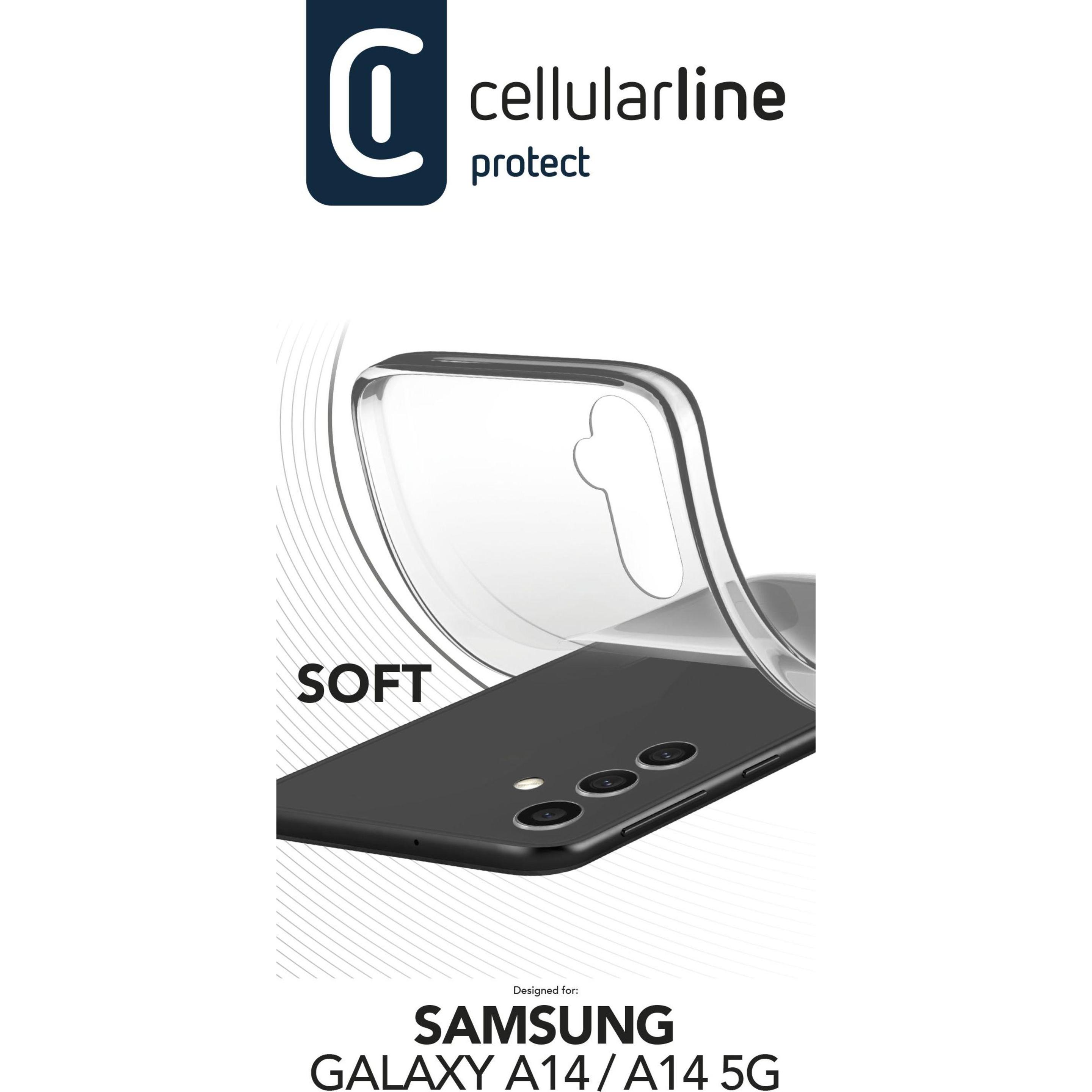 Thumbnail - Cellularline Soft Cover (Samsung Galaxy A14), Smartphone Hülle, Transparent