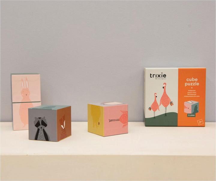 Actual product image Trixie Baby Block puzzle animals