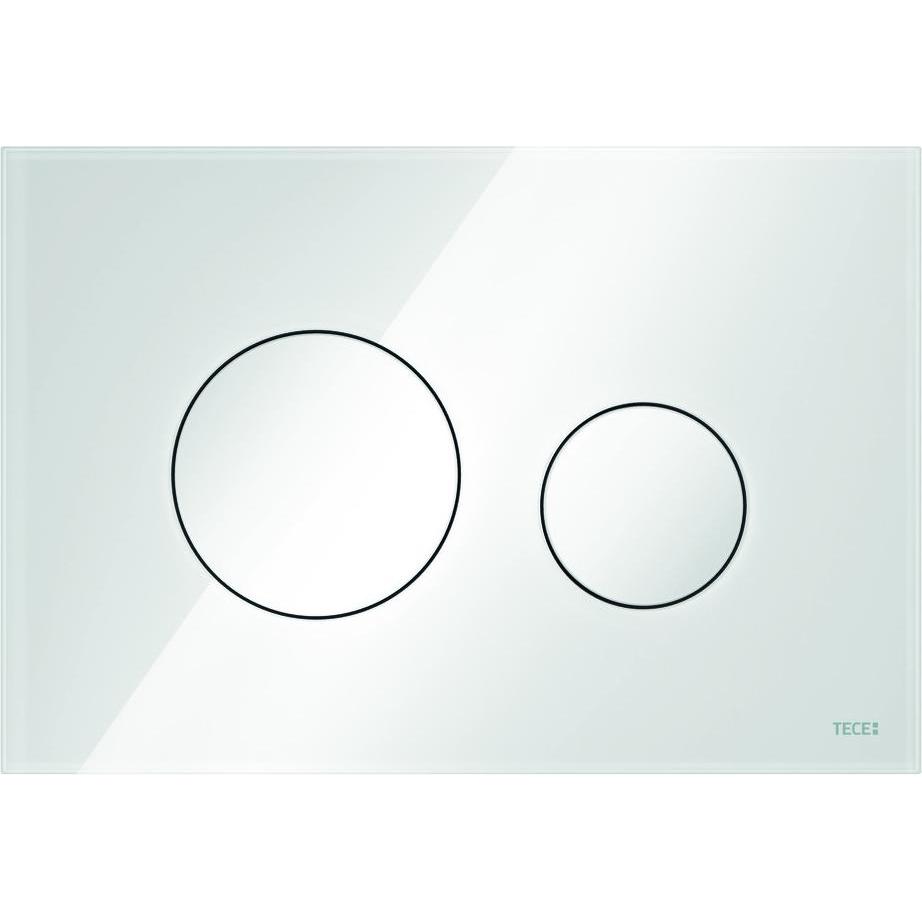 TECE TECEloop WC-Bettigungsplatte Glas 9240650 wei (9.240.650)