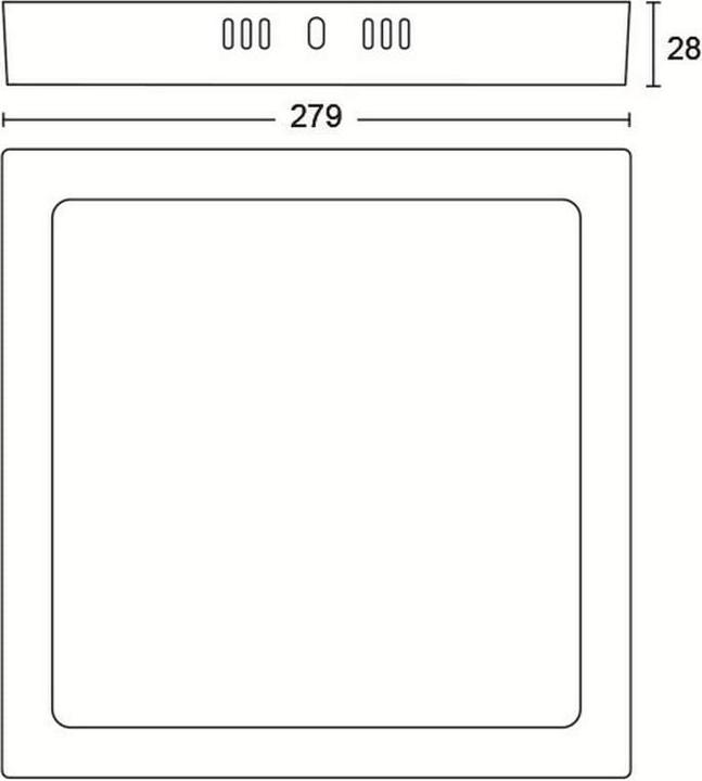 Actual product image Philips Slim Surface DL252 (2000 lm)