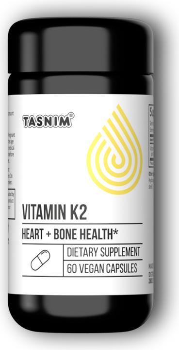 Actual product image Tasnim Vitamin K2 ESL - Menaquinone - 60 Capsules (60 Piece, Capsules, 16 g)