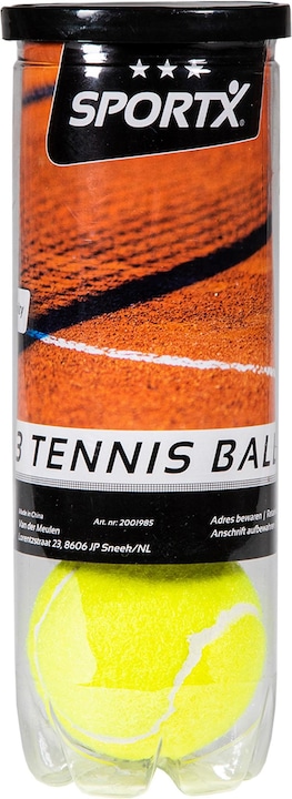 Sport X AK Sport Unisex Jeugd Tennisballen 3st Tube, Geld, Officiële Maat