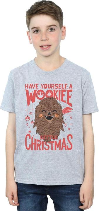 Image du produit Star Wars - T-shirt WOOKIEE LITTLE CHRISTMAS - Garçon (128)