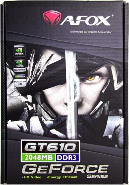 Produktbild AFOX Geforce GT610 DDR3 64Bit DVI HDMI VGA LP Fan AF610-1024D3L7-V5 (1 GB)