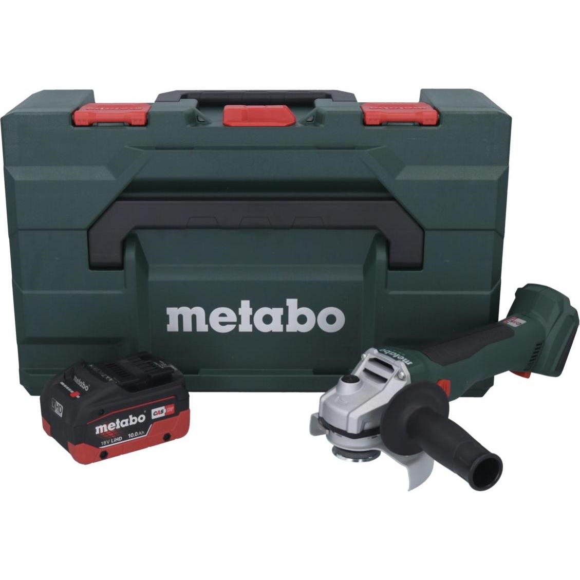 Thumbnail - Metabo, Winkelschleifer, W 18 L BL 9-125 Akku Winkelschleifer 18 V 125 mm Brushless + 1x Akku 10,0 Ah + metaBOX - ohn (1...