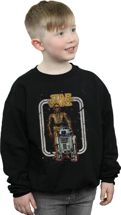 Produktbild Star Wars R2D2 And C3PO Vintage Sweatshirt Jungen (140, 146)