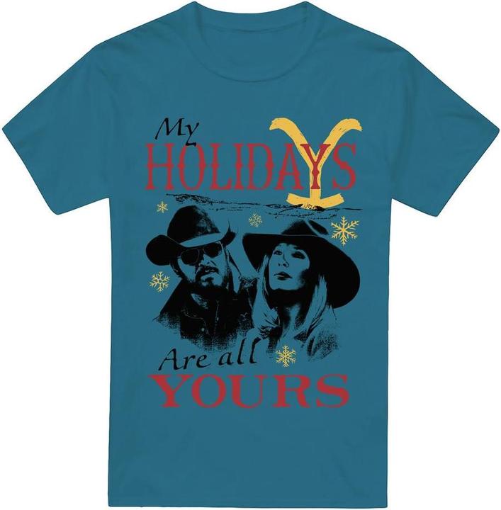 Produktbild Yellowstone My Holidays Are All Yours TShirt weihnachtliches Design (XL)