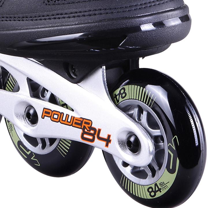 Produktbild K2 Inline Skates POWER 84 Für Herren Mit Softboot, Black - Sand, 30D0371 (44)