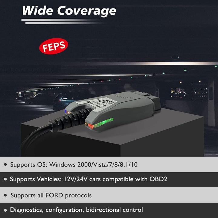 Produktbild Vgate OBD-II USB Diagnosegerät für FORScan mit Auto Switch