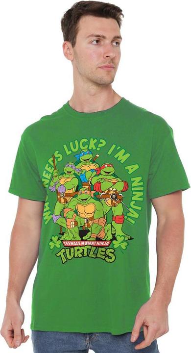 Image du produit Teenage Mutant NT - T-shirt WHO NEEDS LUCK - Homme (4XL)